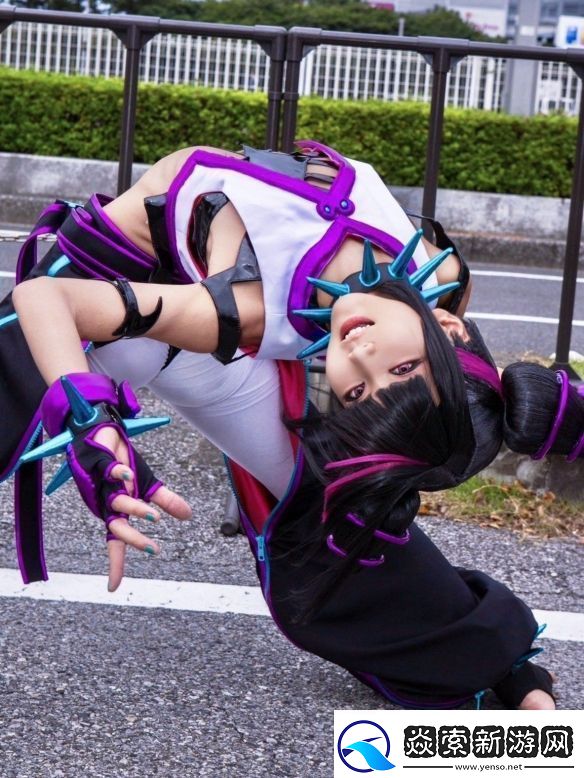 樱花妹COS街头霸王6韩蛛俐俏皮邪魅十分还原！