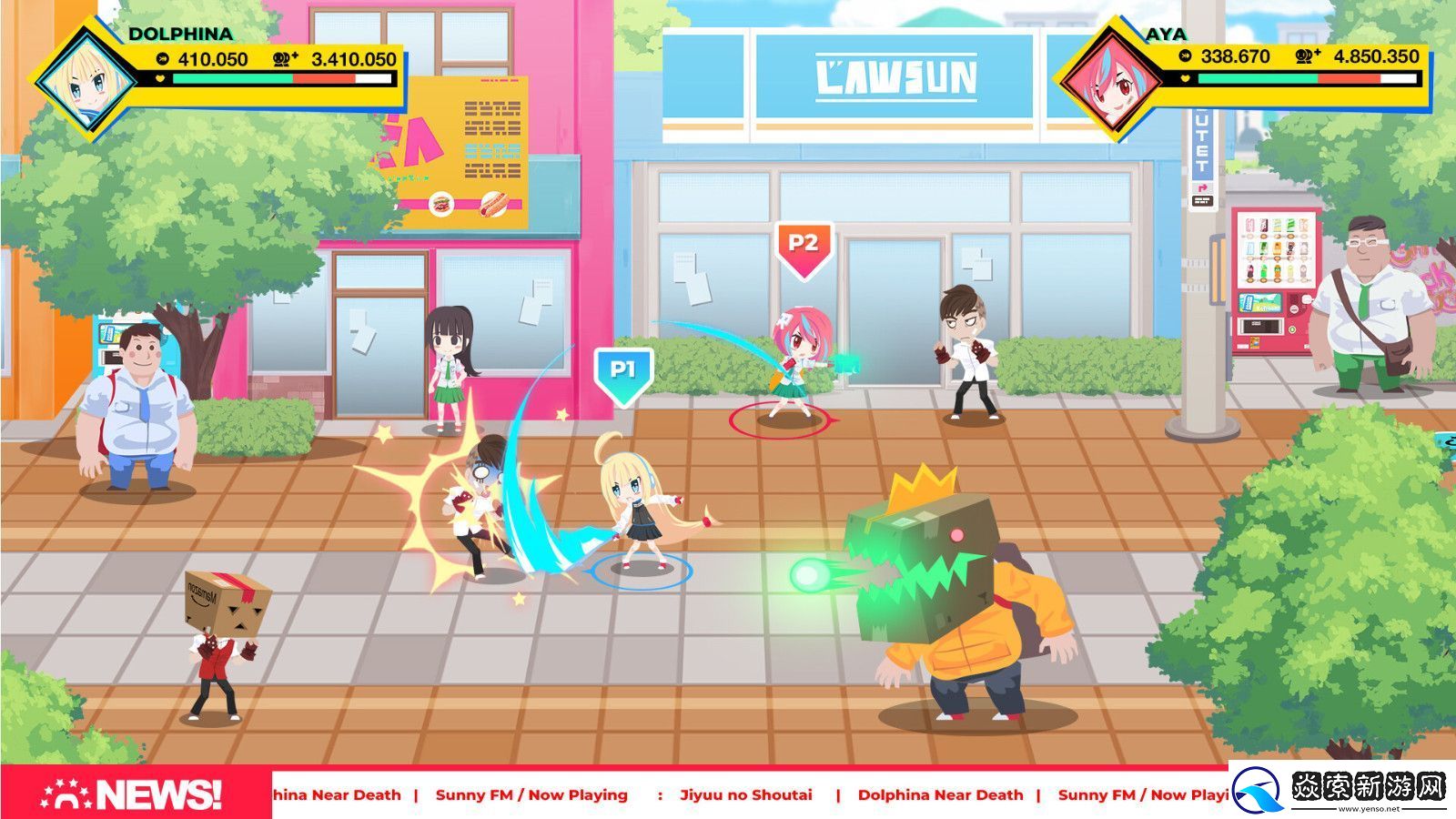 清版街机动作游戏School