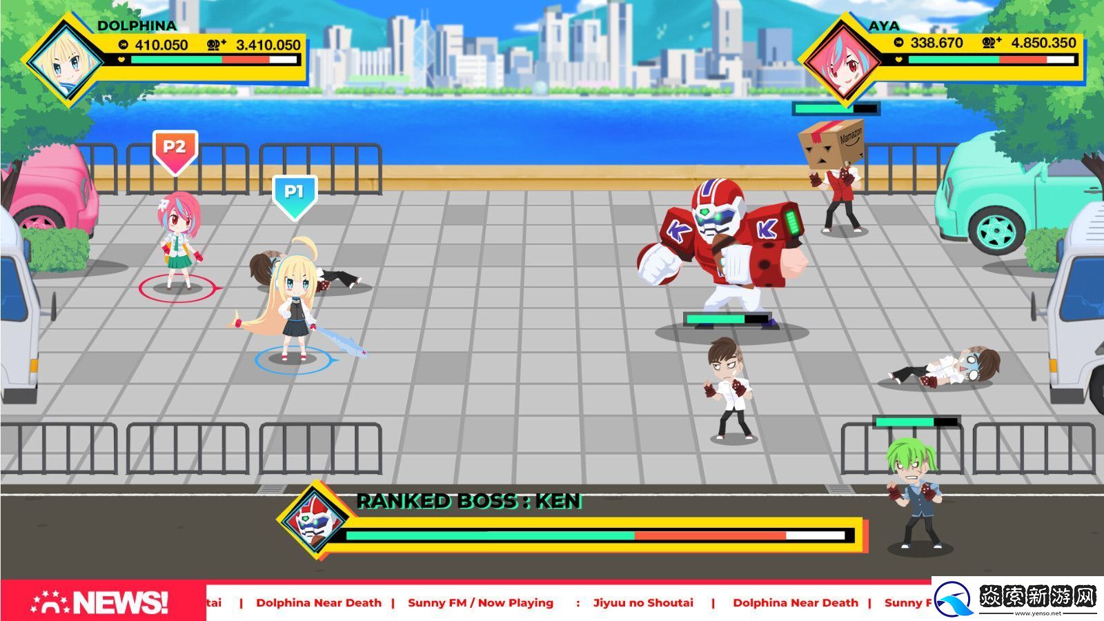 清版街机动作游戏School