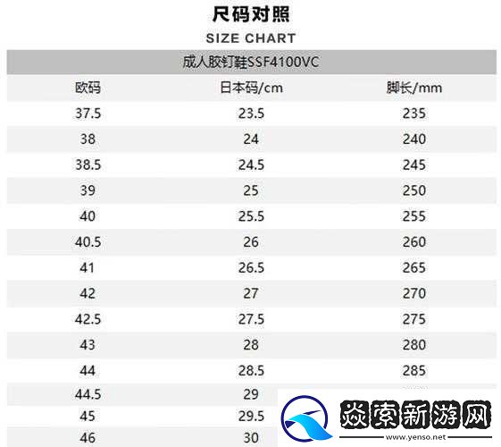 欧洲尺码日本尺码专线美国