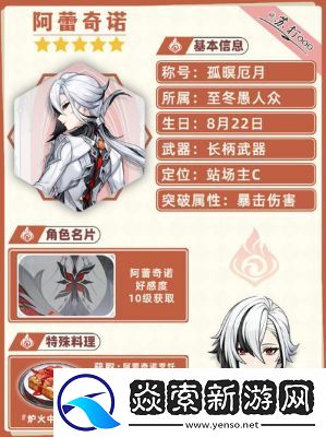 原神4.6版饲主职业成就获取指南