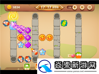 保卫萝卜3集市爬塔第1层完美攻略