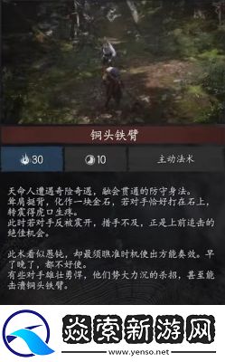 如何获得黑神话悟空中的铜头铁壁能力