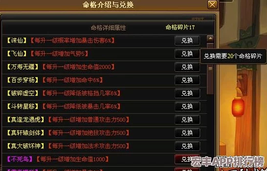 全面探索神仙道命格背包