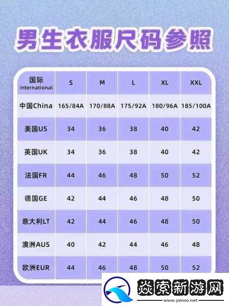 亚洲尺码欧洲尺码品牌好