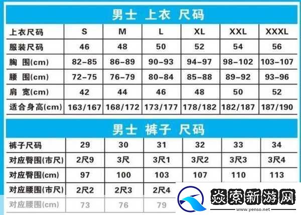 亚洲尺码欧洲尺码品牌好