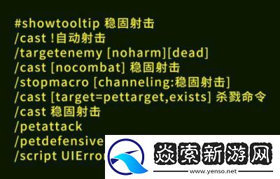 魔兽世界WLK时期猎人常用宏有哪些