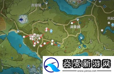 原神全晶核分布攻略