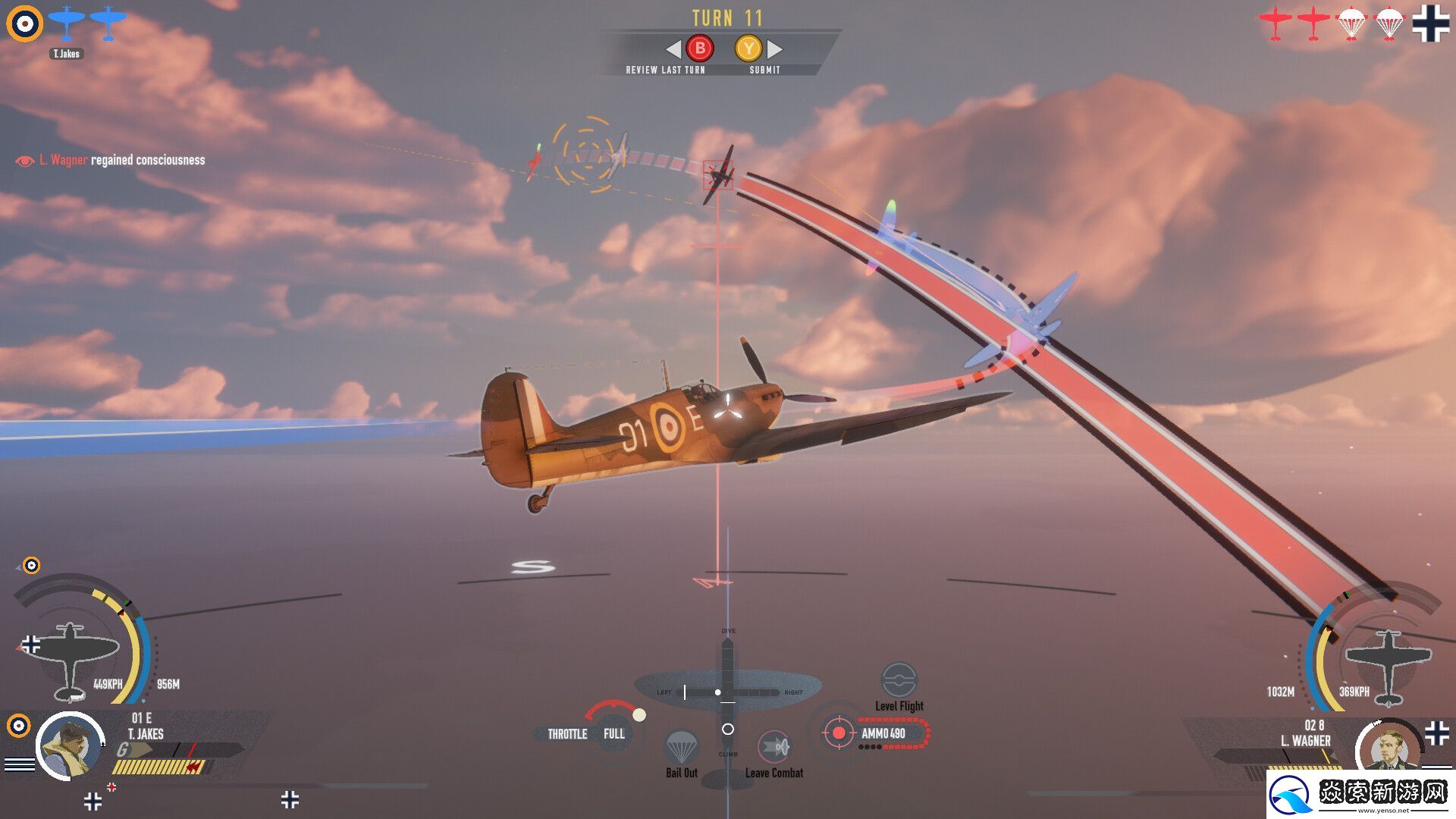 回合制战术飞行对战游戏混战