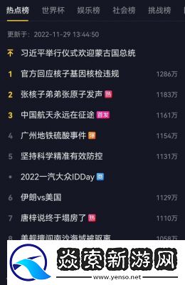 10月31日抖音热搜榜