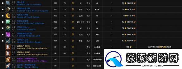 魔兽世界无畏远征军军需官位置解析