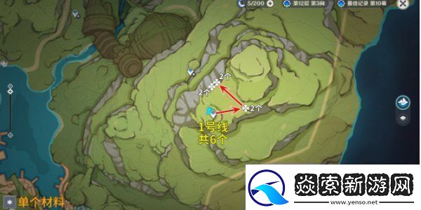 原神劫波莲采集位置分享