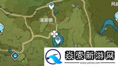 原神清泉镇瀑布宝藏攻略