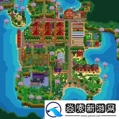 星露谷物语沙滩农场布局攻略及热门地点指南
