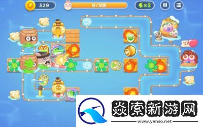 保卫萝卜4秋日奶茶第2关攻略