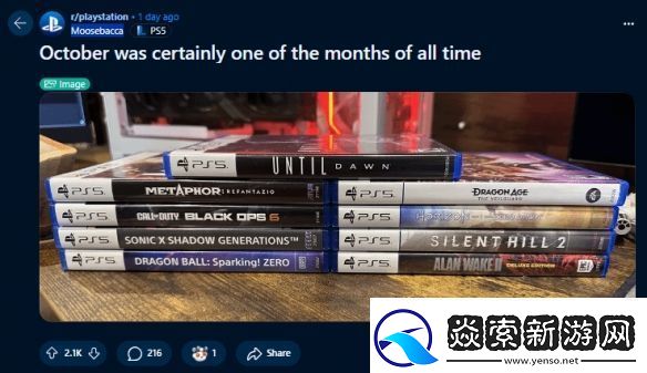 钱包压力山大！玩家称十月游戏太丰富