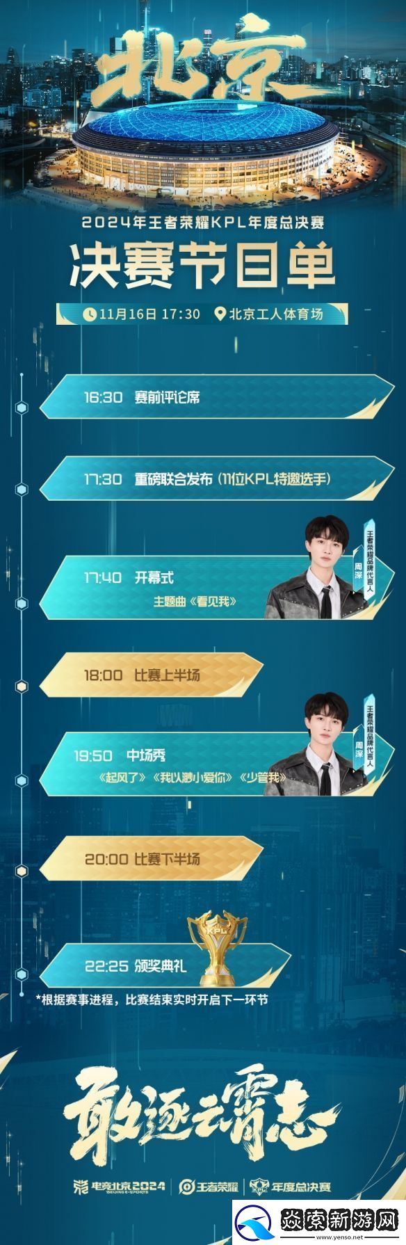 王者荣耀2024年KPL年度总决赛节目单公开！