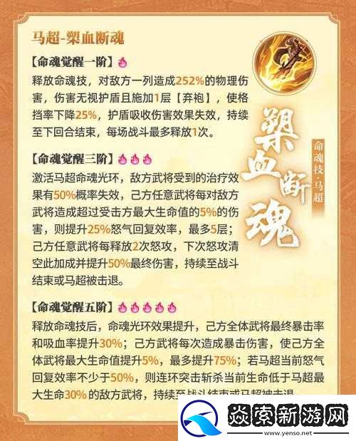 国志幻想大陆命魂武将系统深度解析