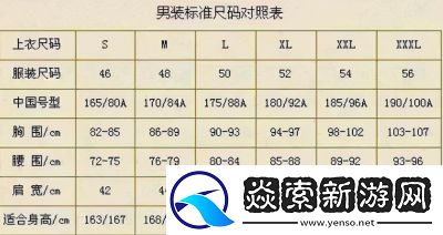 国产尺码与欧洲尺码的适用场景