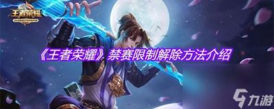 王者荣耀禁赛限制解除方法全解读