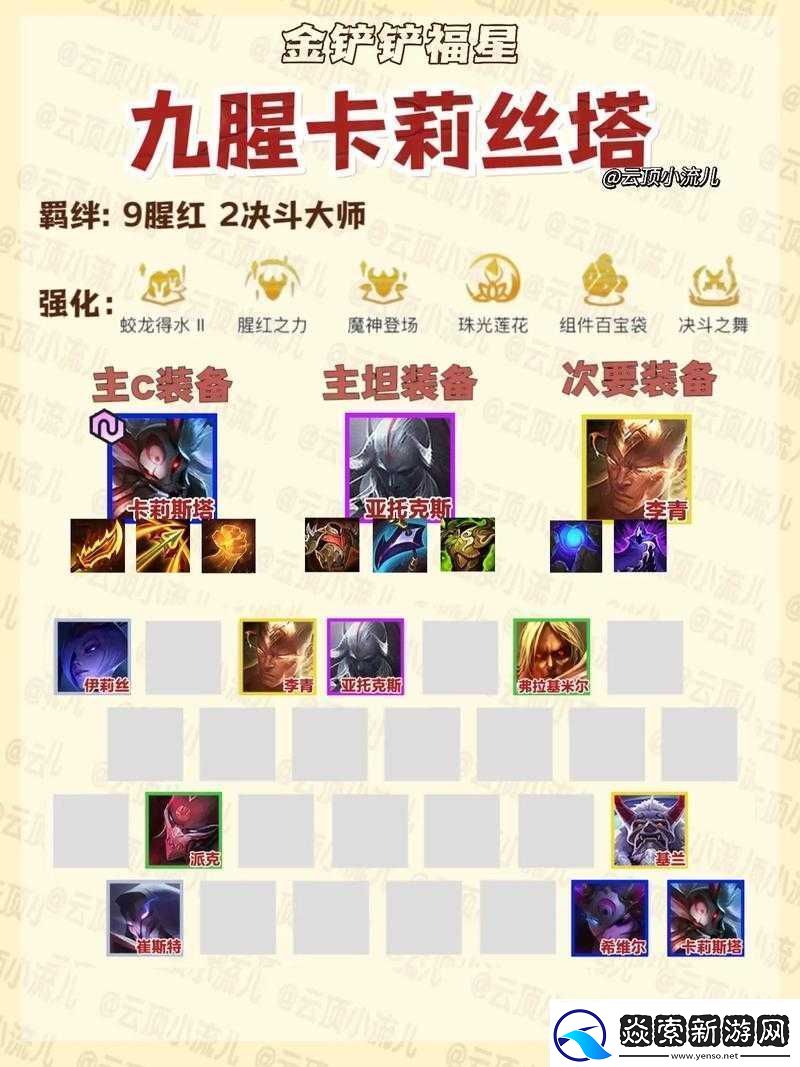 金铲铲天选福星数量解析