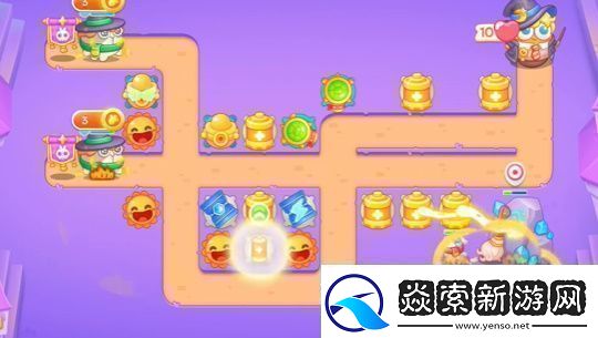 保卫萝卜4阿波与魔法宝藏第61关怎么过