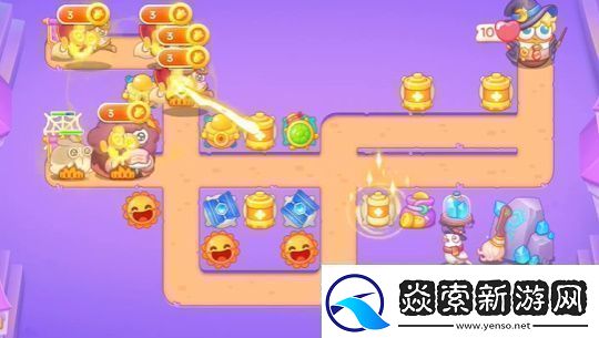 保卫萝卜4阿波与魔法宝藏第61关怎么过