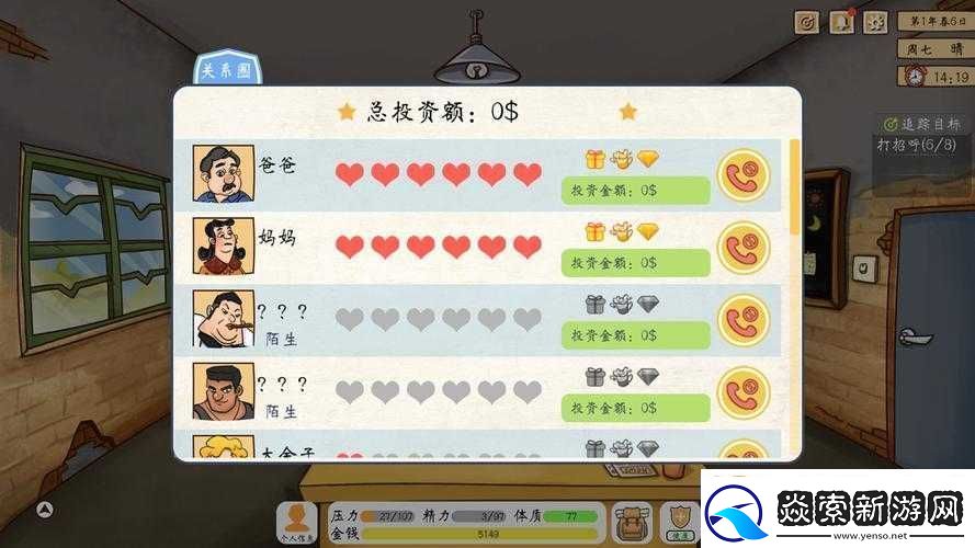 投资模拟器打工篇