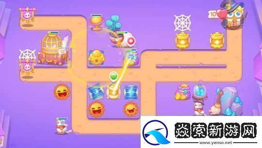 保卫萝卜4阿波与魔法宝藏第61关怎么过