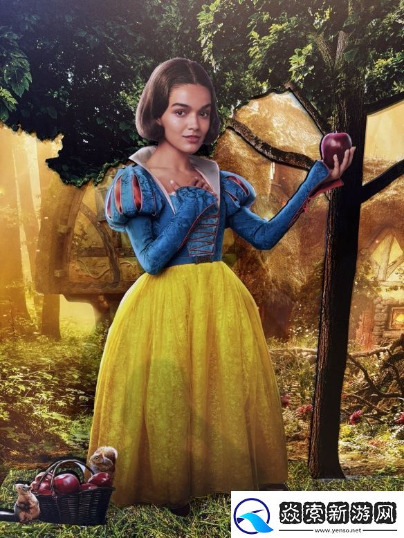 真人版白雪公主女主立体展板曝光