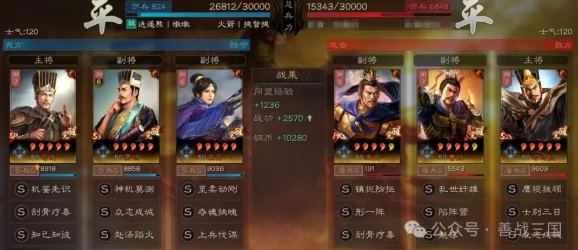 赴汤蹈火战法搭配5个核心武将