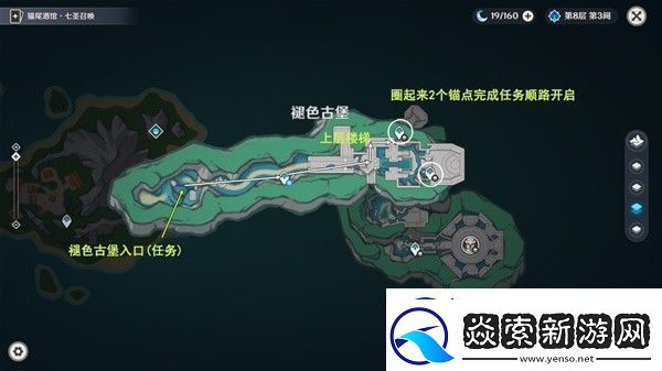 原神4.6旧日之海锚点秘境路线是怎样的