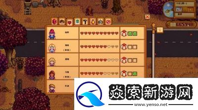 星露谷物语NPC角色位置一览图