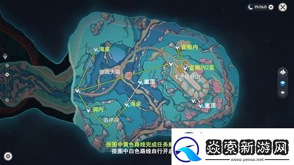 原神4.6旧日之海锚点秘境路线是怎样的