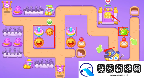 保卫萝卜4阿波与魔法宝藏第13关怎么通关