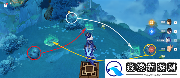 原神苍灵鲤位置