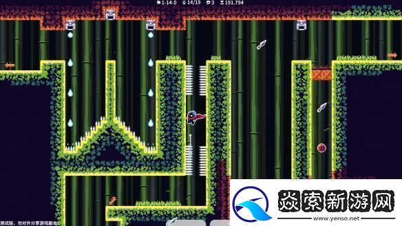 瞬移机制2D精准平台游戏忍者明Demo上线Steam