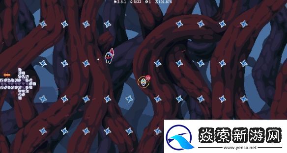 瞬移机制2D精准平台游戏忍者明Demo上线Steam