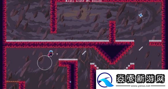 瞬移机制2D精准平台游戏忍者明Demo上线Steam