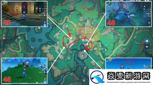 原神苍灵鲤位置