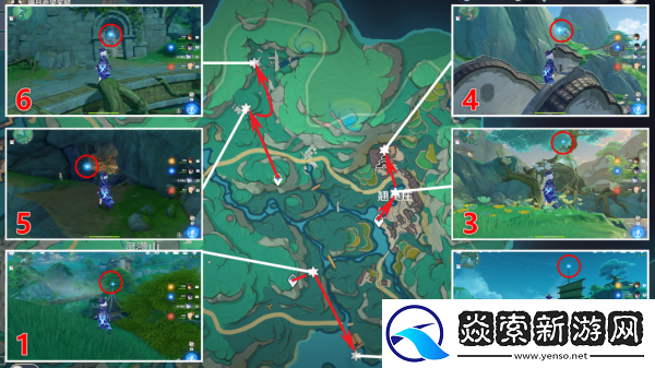 原神苍灵鲤位置