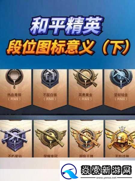 和平精英段位解析IV与V的高低之分