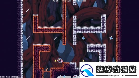 瞬移机制2D精准平台游戏忍者明Demo上线Steam有奖速通活动开启！