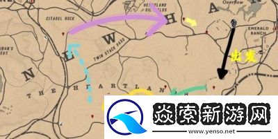 荒野大镖客2全危险重重宝藏地图位置