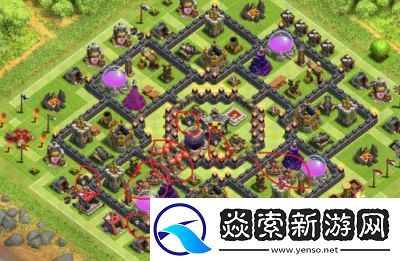 2017年最新原创9本部落冲突护黑阵