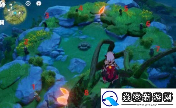 原神点亮石像顺序解密