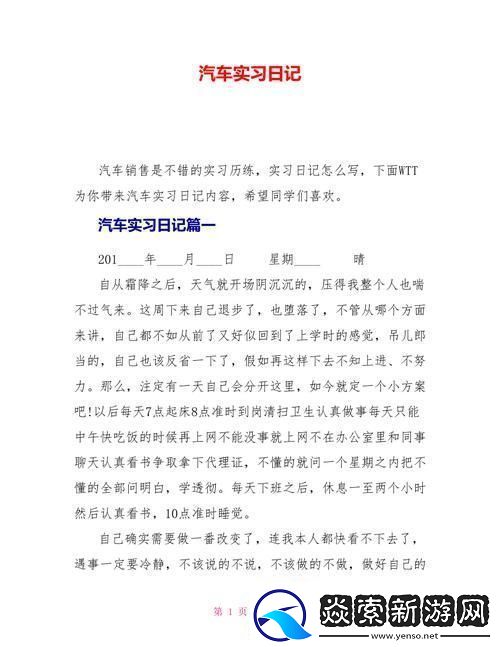 “小莘日记”揭秘