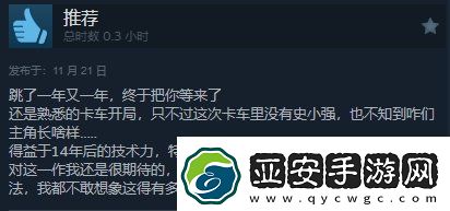 潜行者2Steam获“特别好评”
