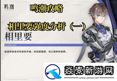 鸣潮相里要阵容搭配方案