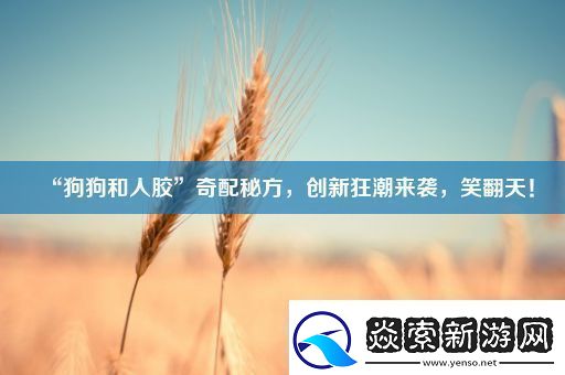 “狗狗和人胶”奇配秘方